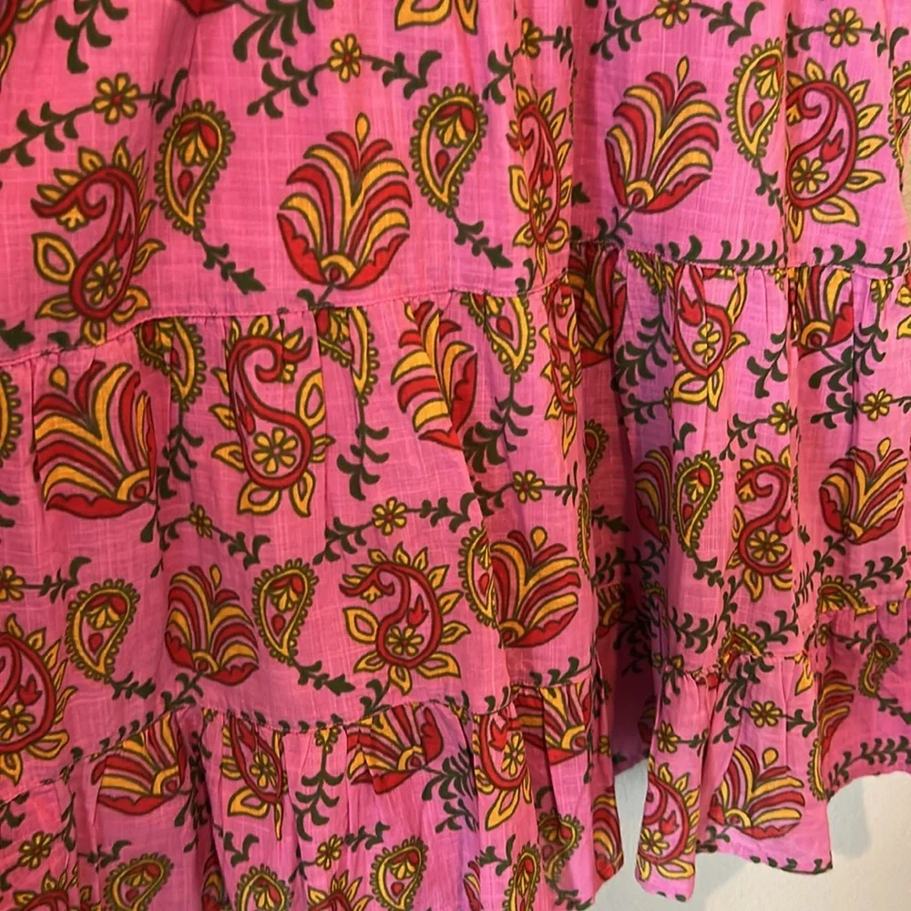 RAHI "AMBER" PUFF SLEEVE V-NECK DRESS SIZE SMALL - Picture 5 of 7
